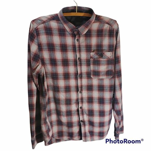 Comune Other - Comune | Red Plaid Button Down Shirt | Size Medium